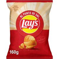 Patatas fritas al punto de sal LAY`S, bolsa 160 g