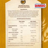 Brioche artesano BIMBO, paquete 500 g