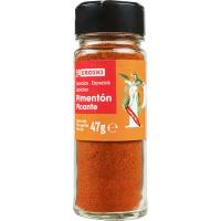 Pimentón picante EROSKI, frasco 47 g