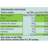 Copos de avena integrales EROSKI BIO, paquete 500 g