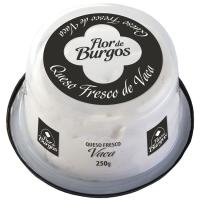 Queso fresco tradicional FLOR DE BURGOS, tarrina 250 g
