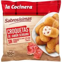 Croquetas de jamón serrano LA COCINERA, bolsa 500 g