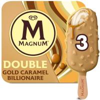 Bombón doble Gold Billionaire MAGNUM, pack 3x85 ml