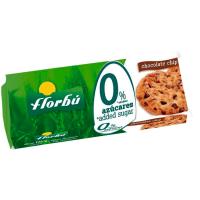 Cookies de choco 0% azúcares añadidos FLORBU, paquete 120 g