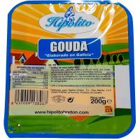 Queso Gouda HIPOLITO, lonchas, bandeja 200 g