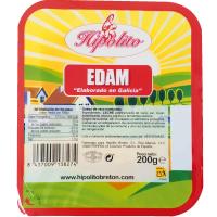 Queso Edam HIPOLITO, lonchas, bandeja 200 g