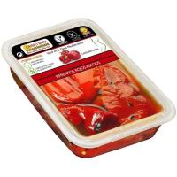 Pimientos rojos asados enteros CAMPO RICO, bandeja 500 g