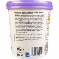 Helado cookie dough EROSKI, tarrina 500 ml