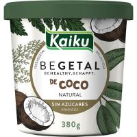 Begetal de coco natural KAIKU, tarrina 380 g