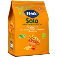 Snack ecológico de zanahoria y maíz HERO, bolsa 40 g