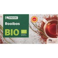 Rooibos EROSKI BIO, caja 20 sobres