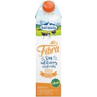 Leche semidesnatada  Naturfibra ASTURIANA, brik 1 litro