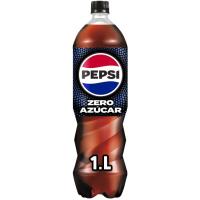 Refresco de cola sin azúcar PEPSI MAX, botella 1 litro