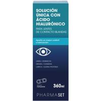 Solución para lentillas c/ a. hialurónico PHARAMSET, bote 360 ml