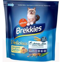 Alimento deliciuos de pescado para gato BREKKIES, bolsa 900 g