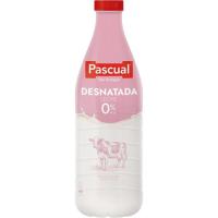 Leche desnatada PASCUAL, botella 1,5 litros