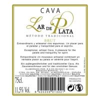 Cava Brut Blanco LAR DE PLATA, botella 75 cl