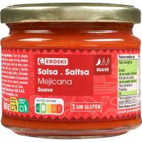 Salsa mejicana EROSKI, frasco 300 g