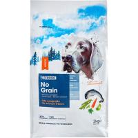 Alimento no grain de salmón para perro EROSKI, saco 3 kg