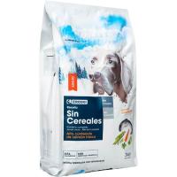 Alimento no grain de salmón para perro EROSKI, saco 3 kg