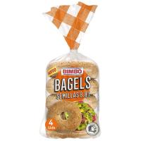 Bagels con semillas BIMBO, paquete 300 g