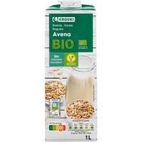 Bebida de avena EROSKI BIO, brik 1 litro