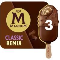 Bombón classic remix MAGNUM, 3 uds, caja 226 g