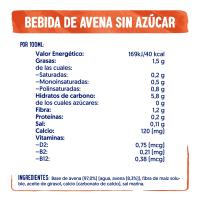 Bebida de avena sin azúcar ALPRO, brik 1 litro