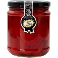 Pimiento piquillo extra ANDRES BAIGORRI, frasco 360 g