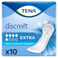 Compresa de incontinencia extra TENA Discreet, paquete 10 uds