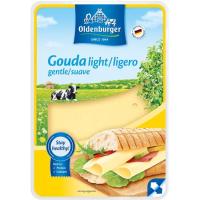 Queso Gouda light OLDENBURGER, lonchas, bandeja 200 g