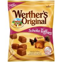 Caramelos choco toffe WERTHERS, bolsa 120 g