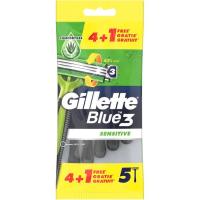 Maquinilla desechable afeitar ses. GILLETTE BLUE3, paquete 5 uds