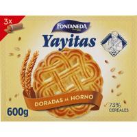 Galleta de desayuno FONTANEDA, caja 600 g