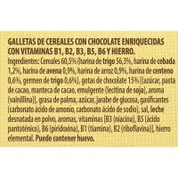Galleta de chocolate-5 cereales FONTANEDA, caja 600 g