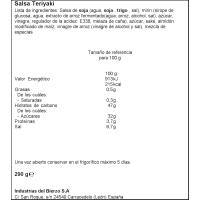 Salsa teriyaki IBSA, frasco 290 g