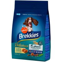 Alimento de salmón para perro BREKKIES DELICIOUS, saco 2,7 kg