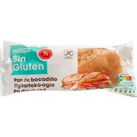 Pan bocadillo sin gluten EROSKI, paquete 100 g