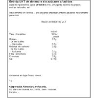 Bebida vegetal de almendra sin azúcar VEGETANEA, brik 1 litro