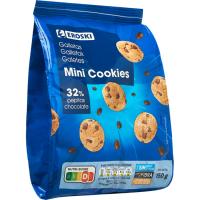 Mini cookies EROSKI, bolsa 150 g