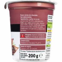 Pudding +proteína sabor chocolate EROSKI, tarrina 200 g