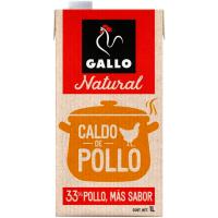 Caldo de pollo GALLO, brik 1 litro