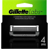 Cargador de afeitar GILLETTE LABS, caja 4 uds