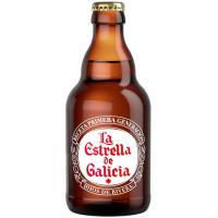 Cerveza Steiner ESTRELLA GALICIA, botellín 33 cl