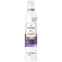 Espuma volumen perfecto PANTENE, bote 200 ml