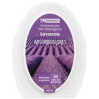 Ambientador absorbeolores de lavanda EROSKI, caja 150 g