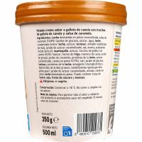 Helado de galleta speculoos EROSKI, tarrina 500 ml