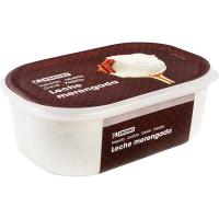 Helado de leche merengada EROSKI, tarrina 1 litro