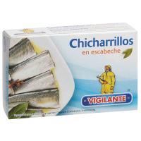 Chicharrillos en escabeche VIGILANTE, lata 120 g