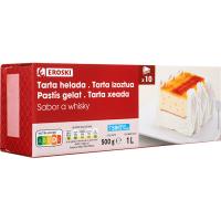 Tarta helada de whisky EROSKI, caja 1 litro